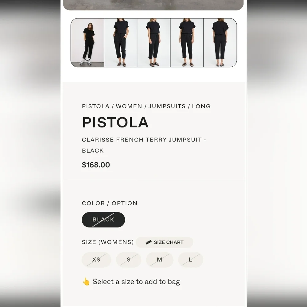 Pistola Black Women's Jumpsuit - Picture 10 of 15